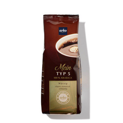 arko Kaffee Typ 5, gemahlen, 500 g