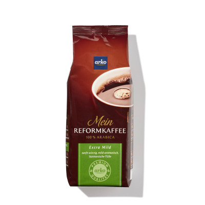 arko Reformkaffee extramild Softbag, gemahlen, 500 g