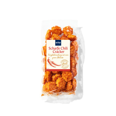 arko scharfe Chili-Cracker, 120 g