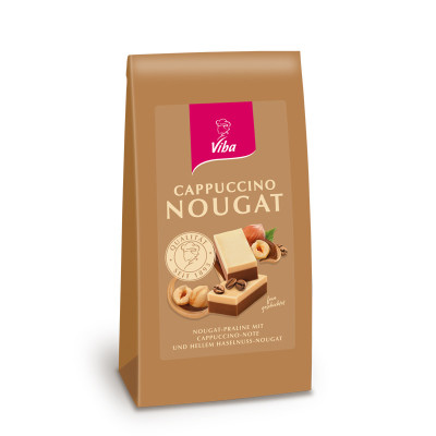 Viba Cappuccino Nougat Beutel, 100 g