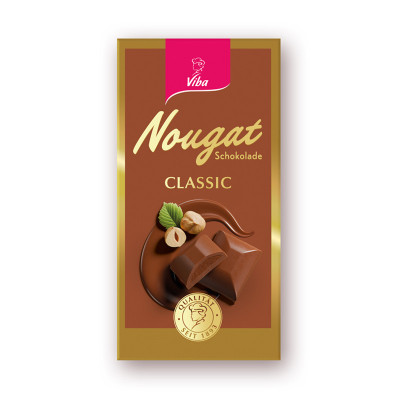 Viba Nougat-Tafelschokolade Classic, 100 g