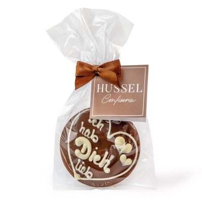 Confiserie Schokolade Herz Ich hab dich lieb, 35 g