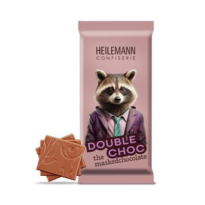 Heilemann Double Choc Edelvollmilch-Schokolade, 37 g