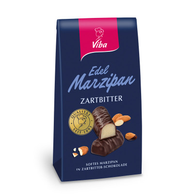 Viba Edel Marzipan Zartbitter Mini Beutel, 125 g
