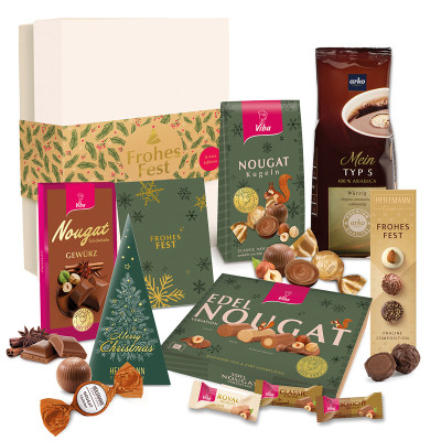 Geschenkbox Große Weihnachtsvielfalt, 725 g