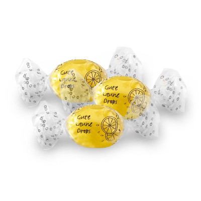 Gute Laune Drops Zitronen Bonbons, 100 g