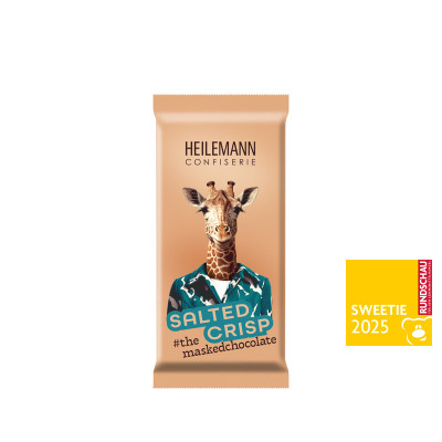 Heilemann Salted Crisp Edelvollmilch-Schokolade, 37 g