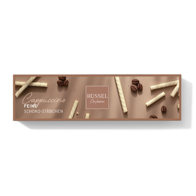 HUSSEL Schoko-Stäbchen Cappuccino, 75 g
