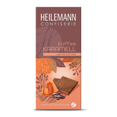 Heilemann Kaffee Karamell Edelvollmilch Schokolade, 80 g