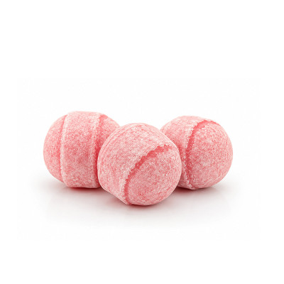 Kicherkugeln Himbeer-Brause-Bonbons, 75 g