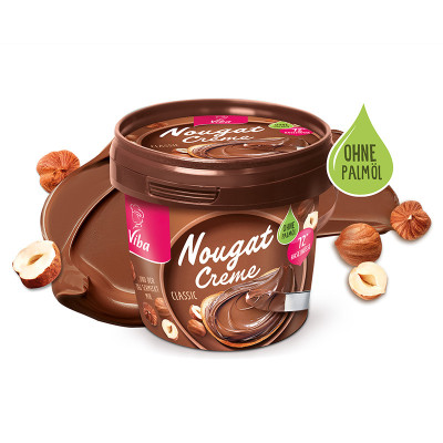 Viba Nougat Creme Classic Palmölfrei, 375 g