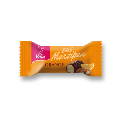 Viba Edel Marzipan Orange Mini Beutel, 125 g