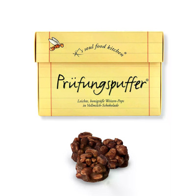 Prüfungspuffer Knusprige Weizen-Pops mit Vollmilchschokolade, 125 g