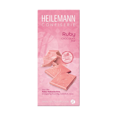 Heilemann Ruby Chocolate pur, 80 g