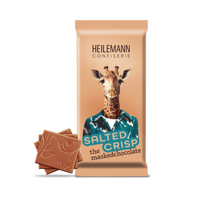Heilemann Salted Crisp Edelvollmilch-Schokolade, 37 g