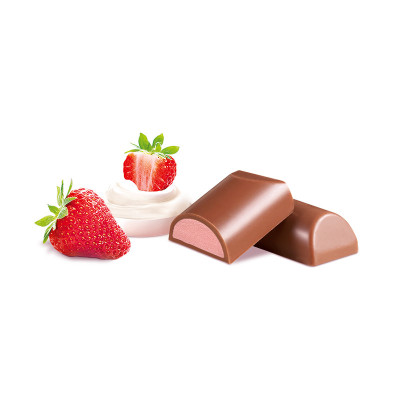 Heilemann Stick Erdbeer-Joghurt-Trüffel Edelvollmilch-Schokolade, 40 g