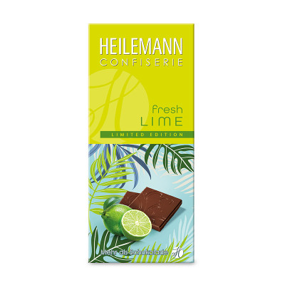 Heilemann Sommer-Schokolade fresh LIME, 80 g