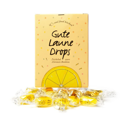 Gute Laune Drops Zitronen Bonbons, 100 g