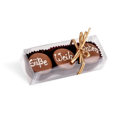 Viba 3er Nougat Pralinen Süße Weihnachten, 40 g