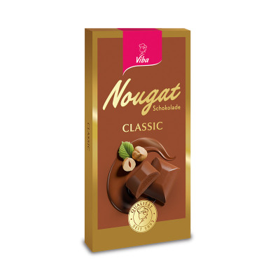 Viba Nougat-Tafelschokolade Classic, 100 g