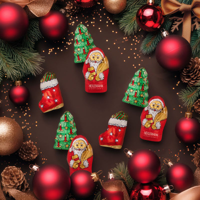 Heilemann Geschenkpackung mit Weihnachtsfiguren, 100 g