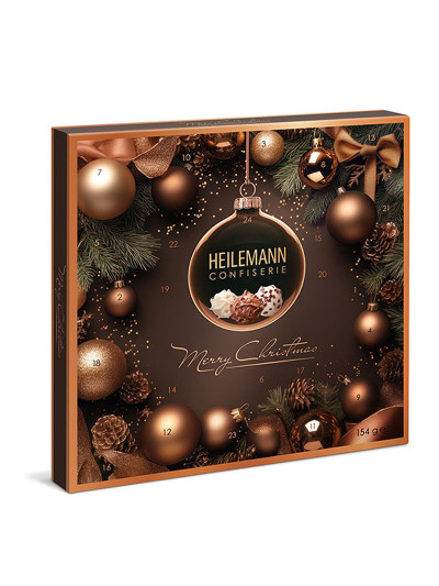 Heilemann Tisch-Adventskalender Mini-Pralinen, 154 g