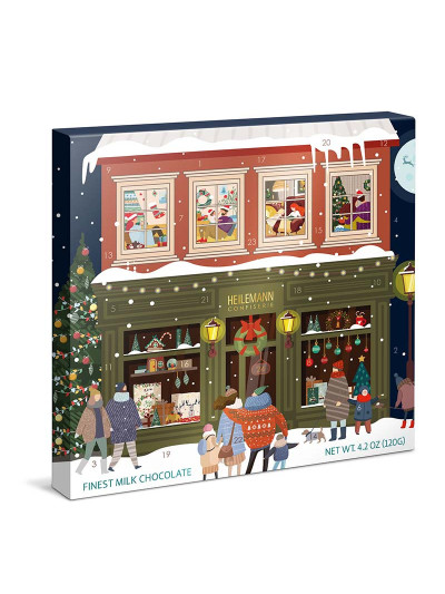 Heilemann Adventskalender Weihnachtshaus, 120 g