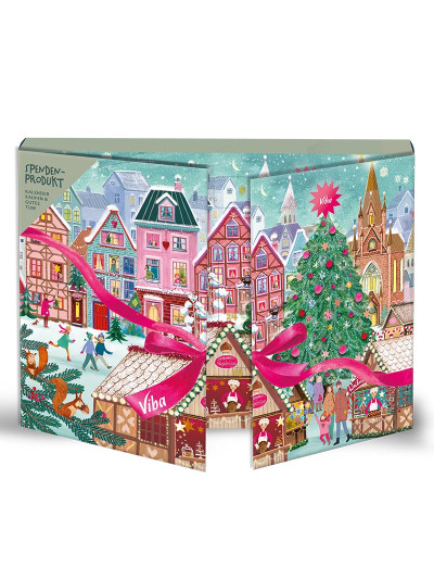 Viba Adventskalender Weihnachtsmarkt, 245 g
