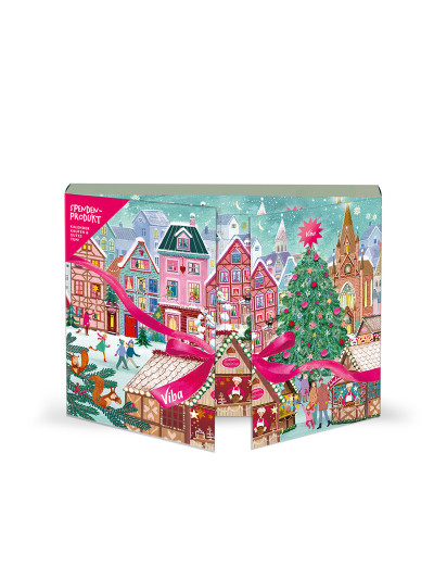 Viba Adventskalender Weihnachtsmarkt, 245 g
