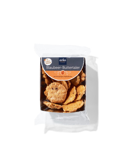 arko Blaubeer-Buttertaler, 150 g