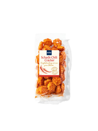 arko scharfe Chili-Cracker, 120 g