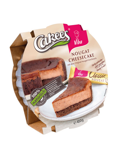 Cakees Viba Nougat-Cheesecake, 450 g