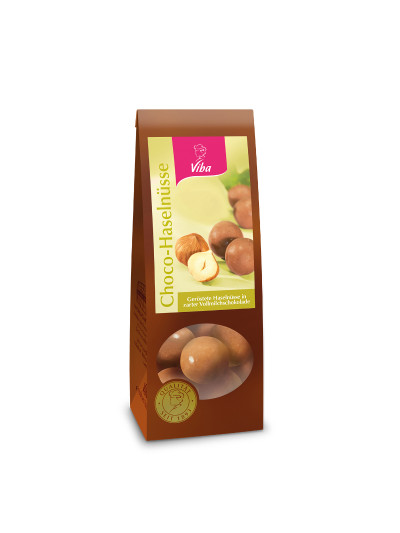 Viba Choco-Haselnüsse, 100 g