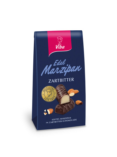 Viba Edel Marzipan Zartbitter Mini Beutel, 125 g