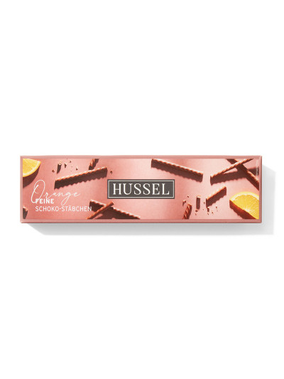 HUSSEL Schoko-Stäbchen Orange, 75 g