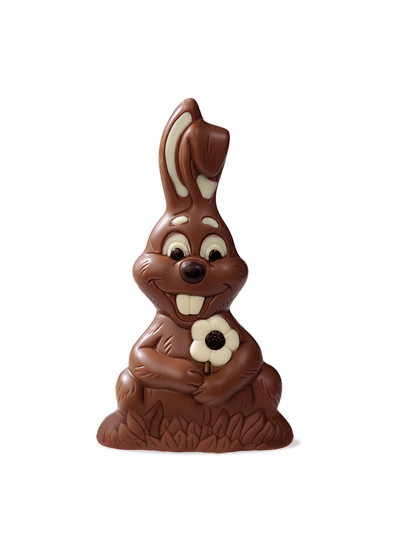 Heilemann Osterhase mit Blume Vollmilch, 100 g