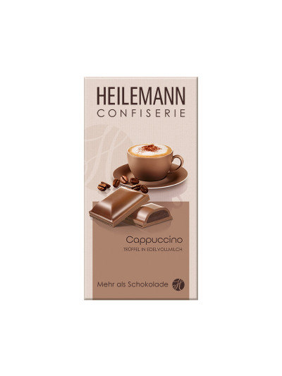 Heilemann Cappuccino-Trüffel in Edelvollmilch-Schokolade, 100 g
