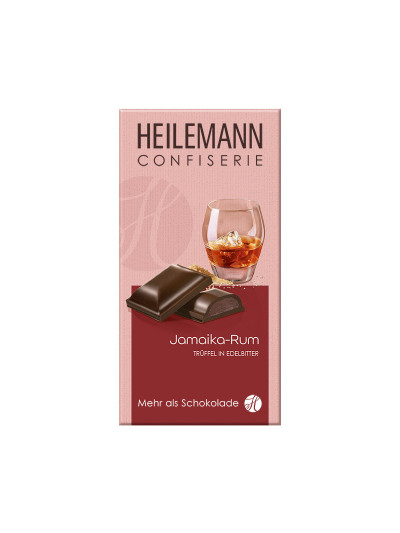 Heilemann Jamaika-Rum-Trüffel in Edelbitter-Schokolade, 100 g