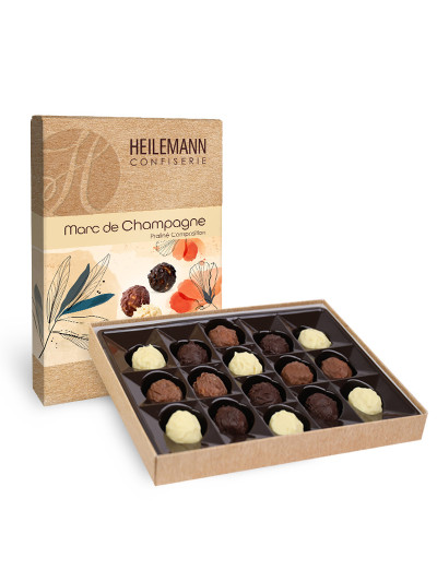 Heilemann Marc de Champagne Pralinen Komposition, 208 g