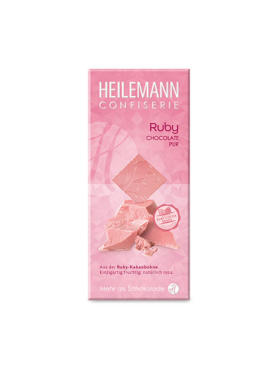 Heilemann Ruby Chocolate pur, 80 g