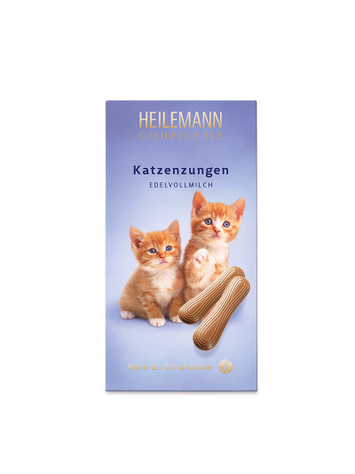Heilemann Katzenzungen aus Vollmilch-Schokolade, 75 g