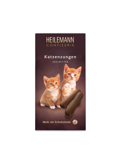 Heilemann Katzenzungen aus Zartbitter-Schokolade, 75 g