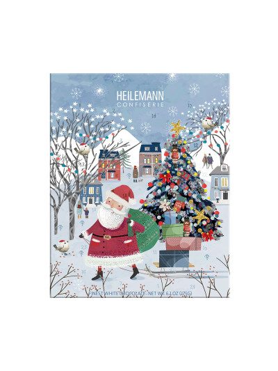 Heilemann Kinder-Adventskalender weiße Schokolade, 175 g
