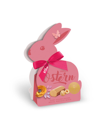 Viba Kleiner Ostergruß Hase Flower Power, 40 g 