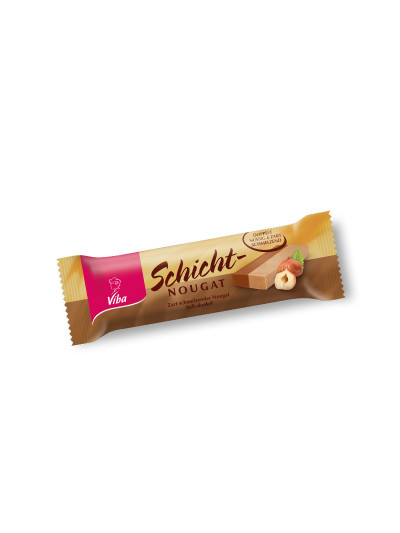 Viba Schicht-Nougat Riegel, 40 g