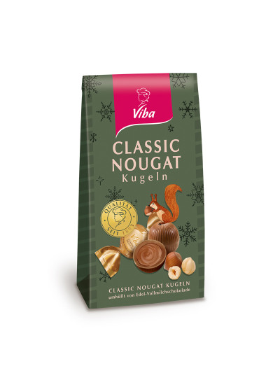 Viba Classic-Nougat-Kugeln, 105 g