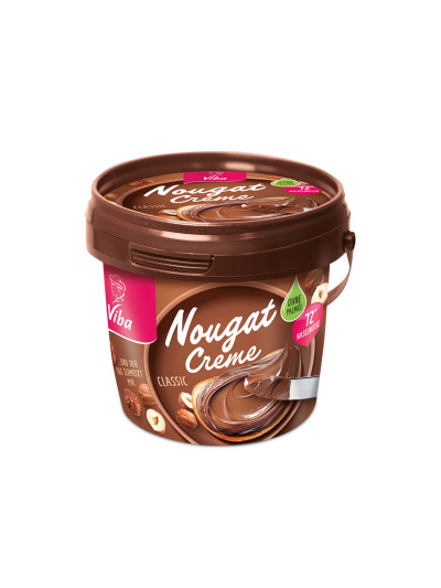 Viba Nougat Creme Classic Palmölfrei, 375 g