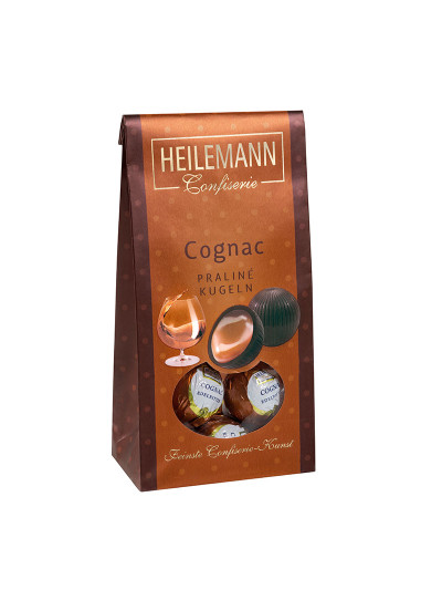 Heilemann Cognac Praliné-Kugeln, 90 g