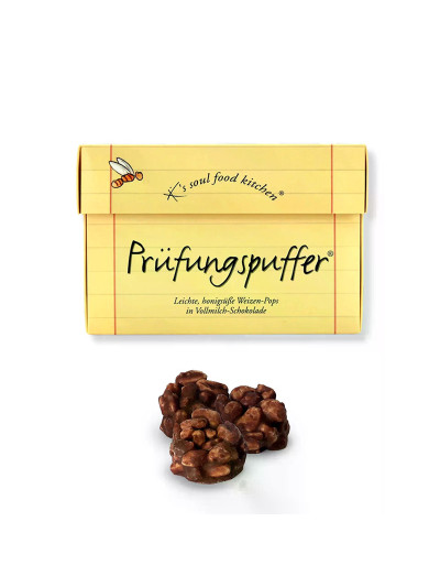 Prüfungspuffer Knusprige Weizen-Pops mit Vollmilchschokolade, 125 g