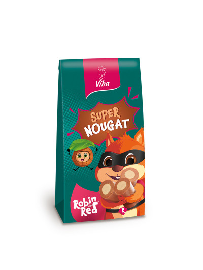 Viba Robin Red Schicht-Nougat Beutel, 100g